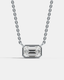 Emerald Bezel Necklace