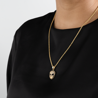 Briller X Piero Pendant In 14K Solid Yellow Gold With Diamonds