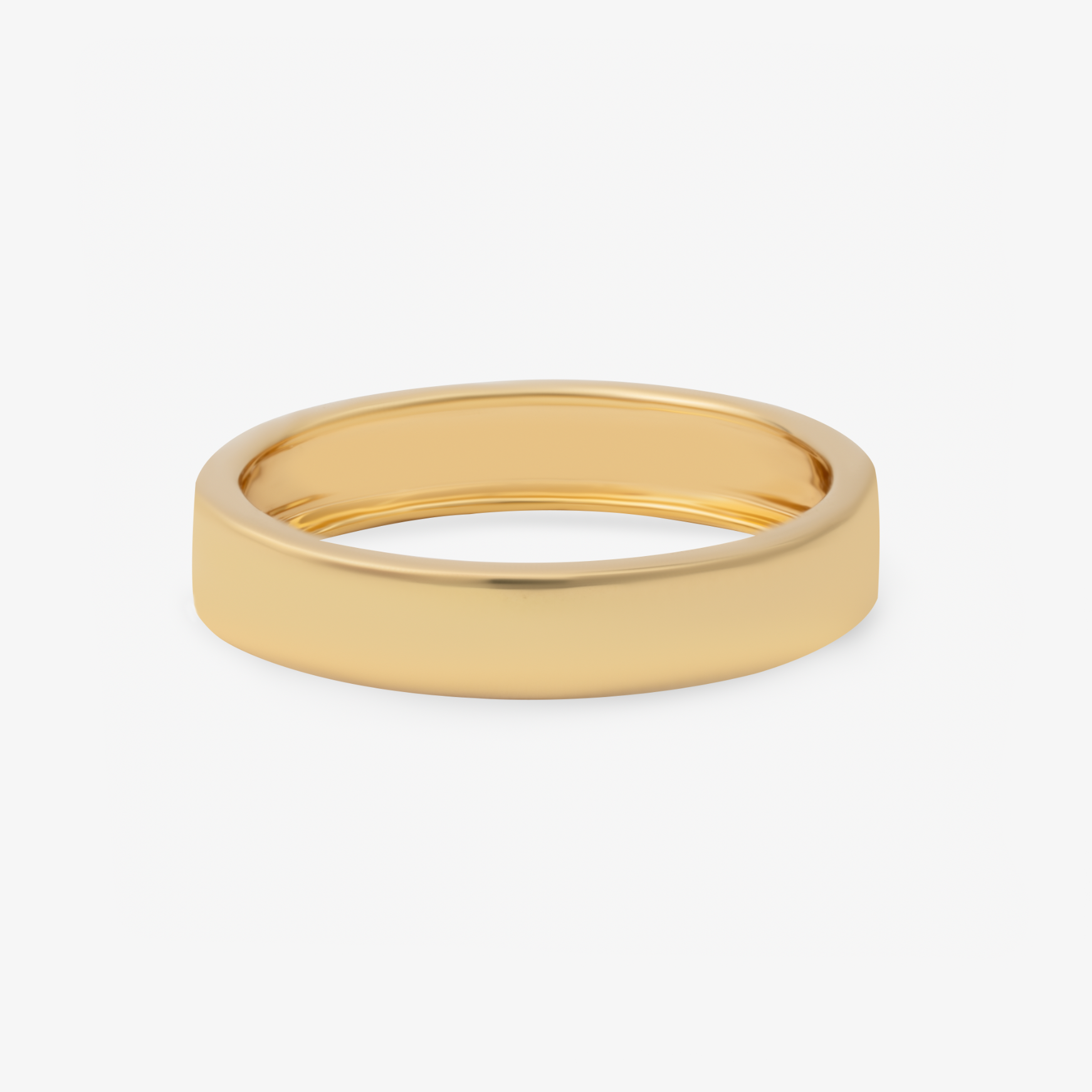 Band Ring In 14K Solid Yellow Gold