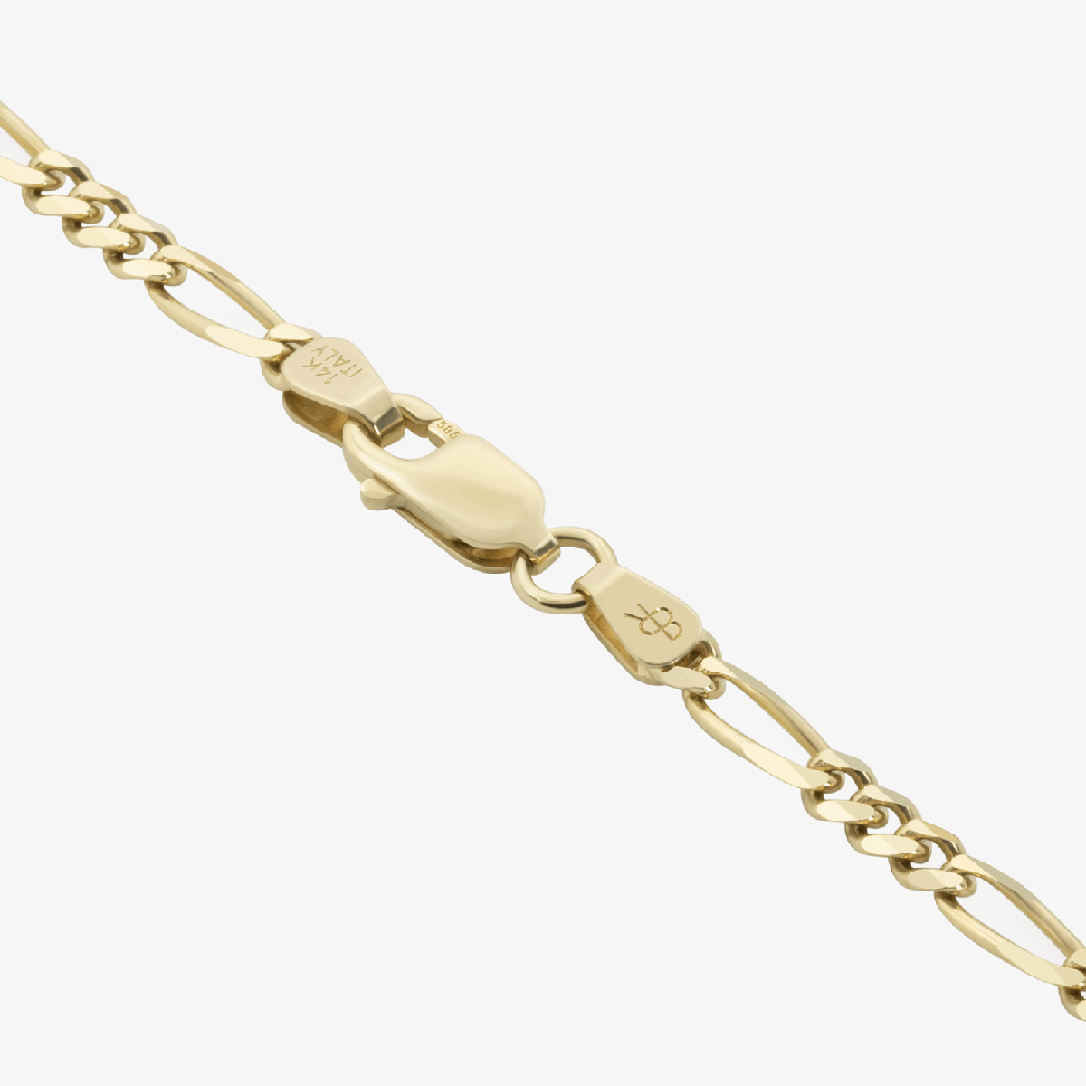 Solid Figaro Bracelet, 2.9mm