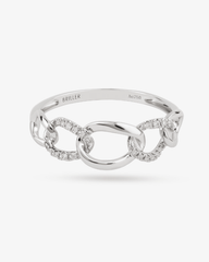 18k White Gold / US 5