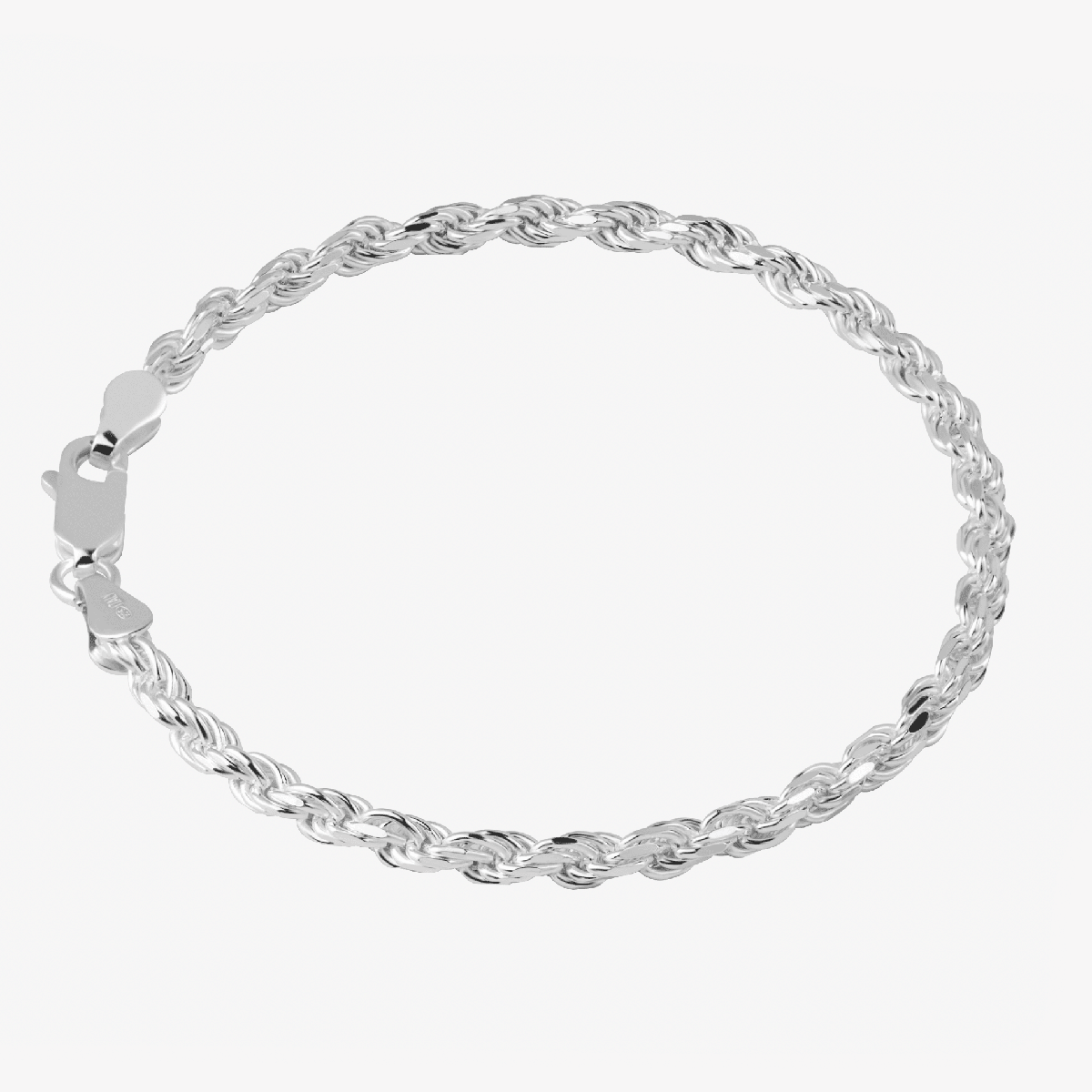 Solid Rope Bracelet, 3.4mm