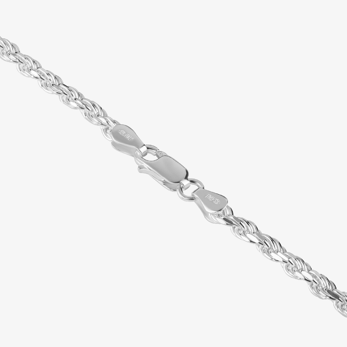 Solid Rope Bracelet, 3.4mm