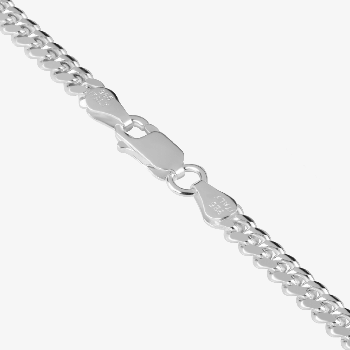 Solid Cuban Link Bracelet, 4.1mm