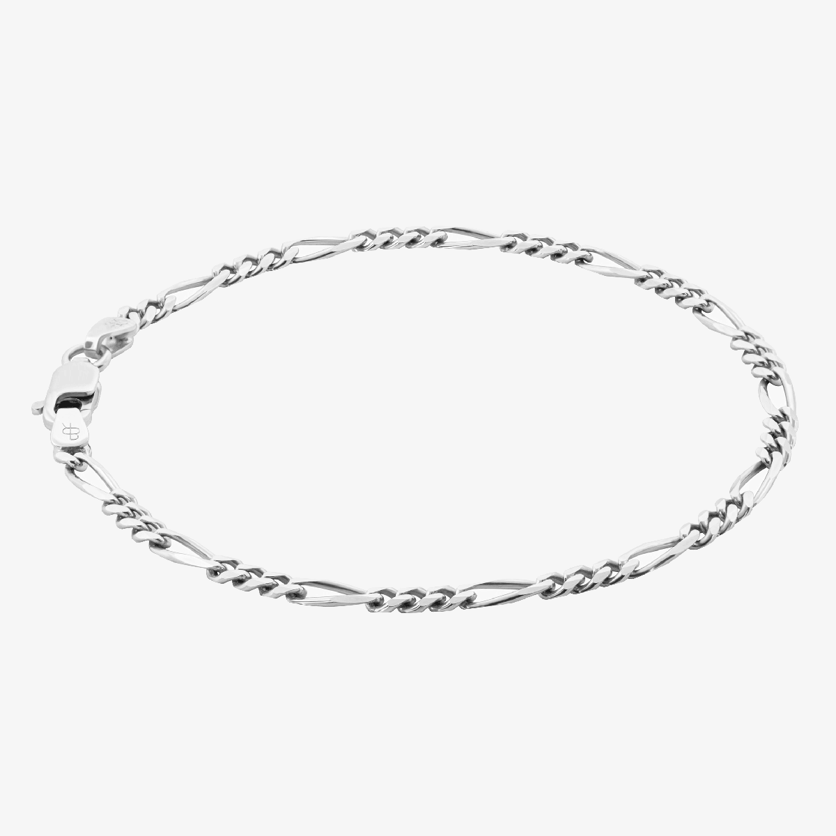 Solid Figaro Bracelet, 2.9mm