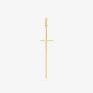 Cross Pendant In 14K Solid Yellow Gold