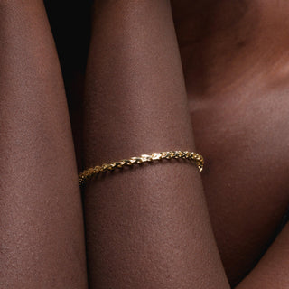 3.05mm Franco Bracelet In 14K Solid Yellow Gold