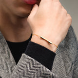 Bar Bracelet In 14K Solid Yellow Gold